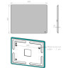 Зеркало LEMARK ECOSMO 100х80 см LM100Z-Ecos